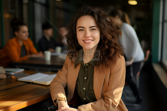 里的商务女性图片