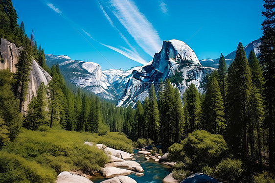 优美的山河图片