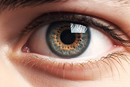 女性的眼球瞳孔图片