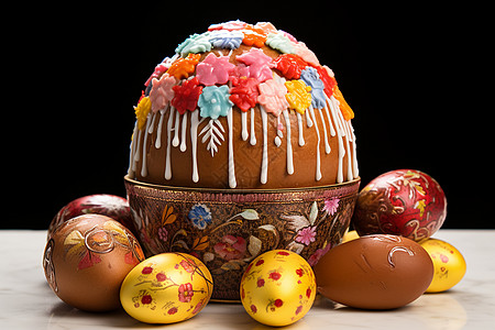 复活节的蛋糕图片