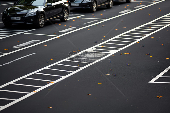 空旷的城市道路图片