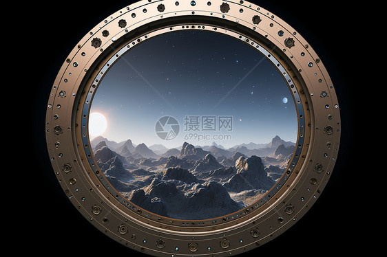 星空探索的宇宙飞船图片