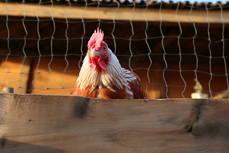 乡村农业养殖的鸡舍图片