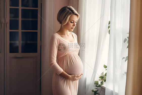 待产的孕妇图片