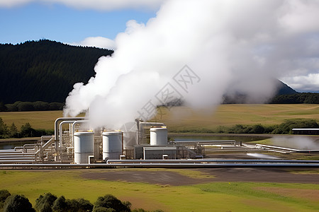 工业地暖的发电工厂图片