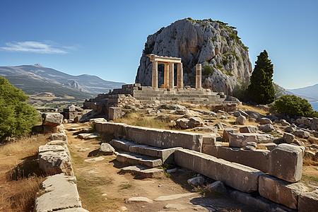古希腊文化瑰宝背景图片