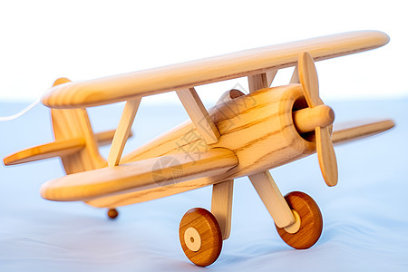 木头的飞机玩具图片