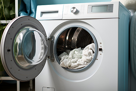 干净科技洗衣房景象图片