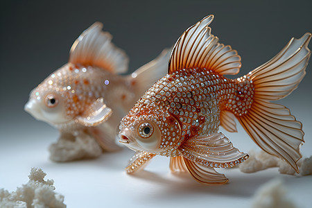 金鱼塑形珠宝图片
