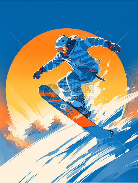 极限滑雪运动图片