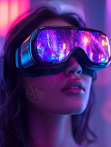 时尚光学体验的智能高科技眼镜图片