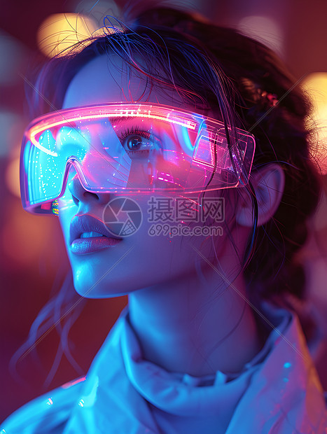 创新科技的虚拟现实眼镜图片