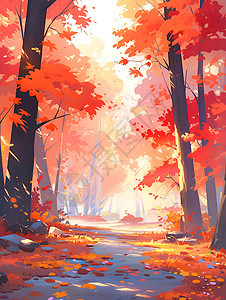 秋日的枫树图片