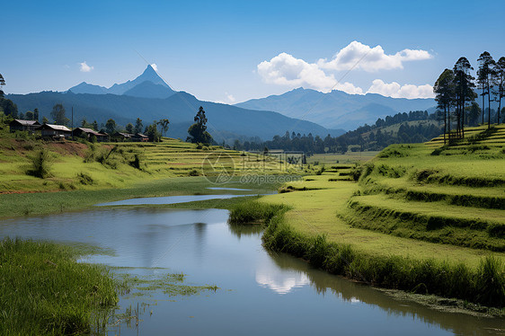 绿水青山图片