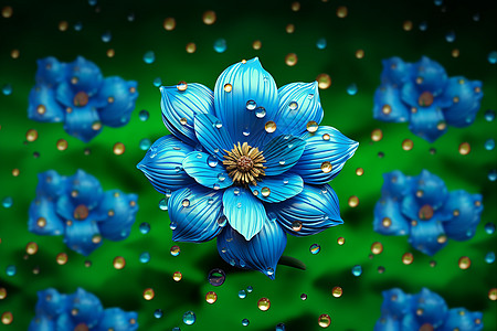 创意美感的花卉背景图片
