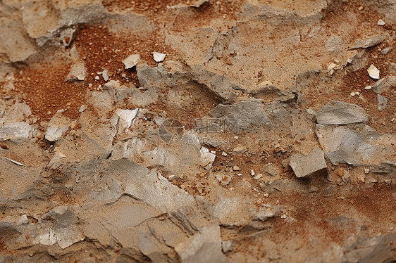 古老的泥土墙壁背景图片