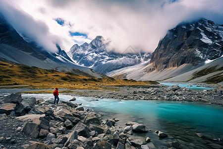 青海湖畔的美景背景