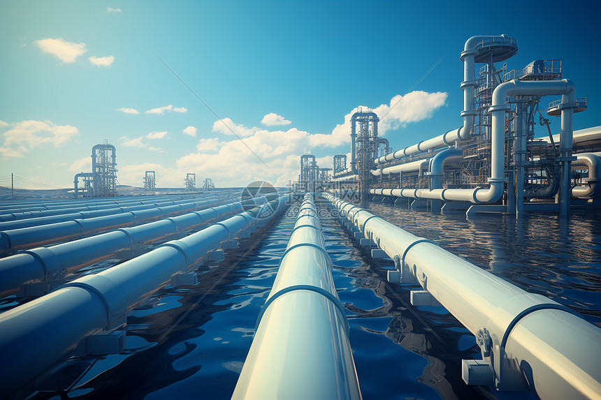 工厂的金属管道插画图片下载-正版图片600996397-摄图网