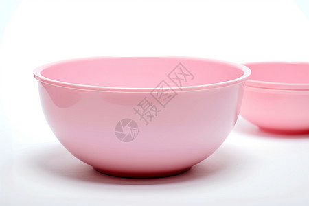 现代简约的塑料碗背景图片