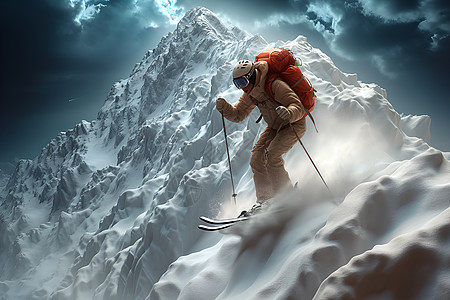 极限挑战滑雪图片