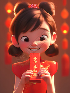 快乐的中国小女孩图片