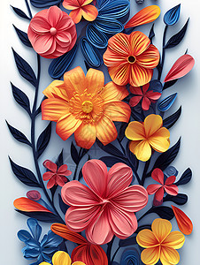设计的花卉装饰品图片