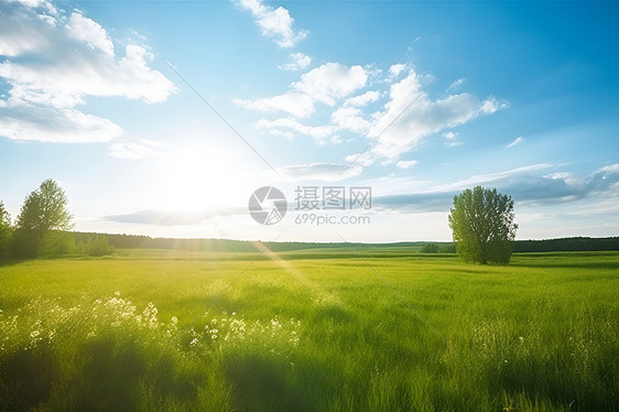 户外自然的花草植物图片