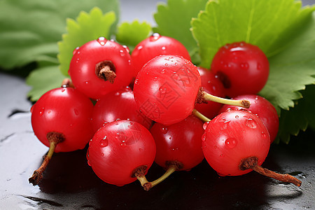 新鲜的红莓图片