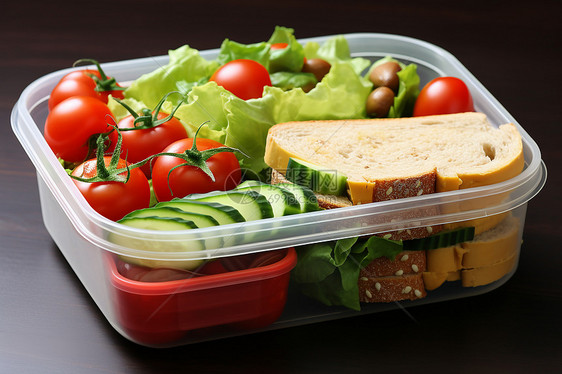 健康午餐盒图片