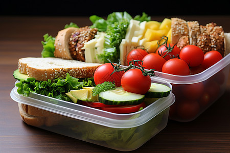 健康午餐盒图片