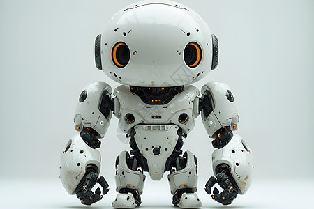 制造的科技机器人背景图片