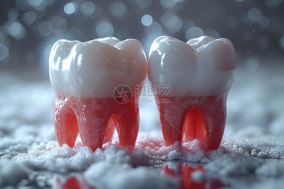 制作的医疗牙齿模型图片
