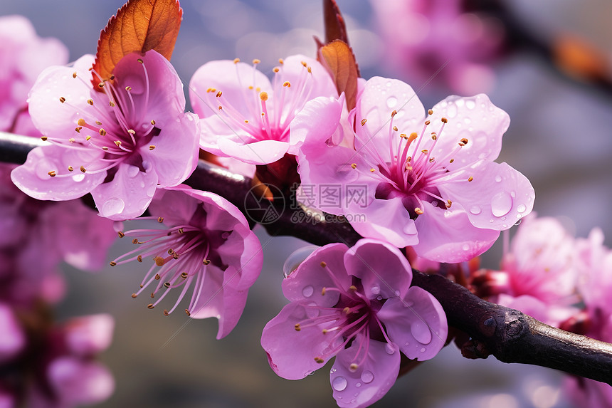 春天里的梅花图片