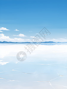 湖光山色浩瀚之美图片