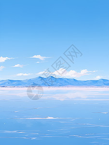 盐湖风景图片