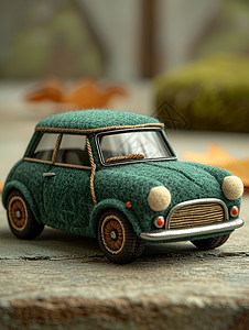 绿色玩具车图片