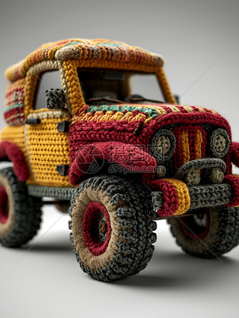 羊毛玩具卡车图片