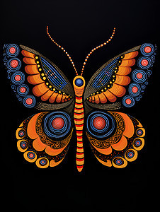 美丽斑斓的蝴蝶图片