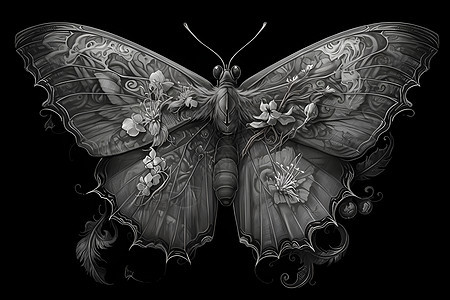 蝴蝶之美背景图片