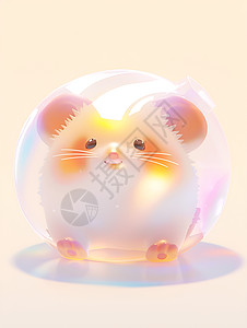 仓鼠在泡泡球里图片