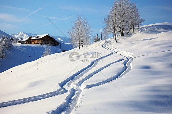 白雪皑皑图片