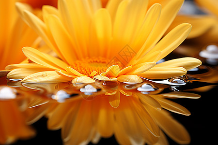 黄色的雏菊背景图片