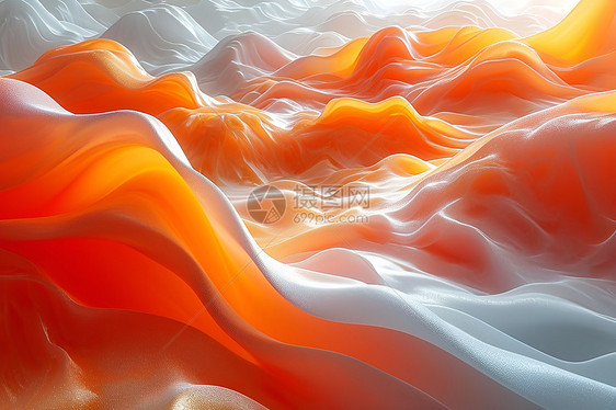 抽象波浪背景图片