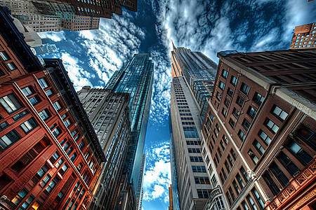 城市的高楼大厦图片