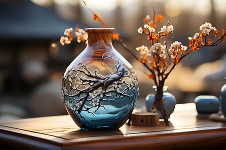 美观的陶器瓶子图片