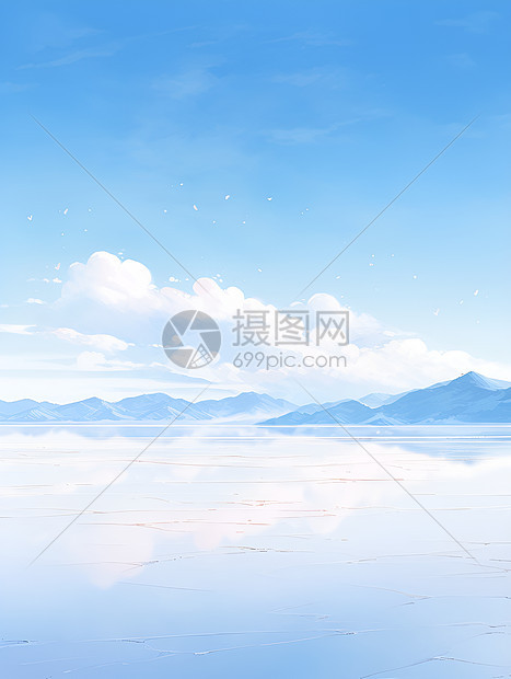 湛蓝天空图片