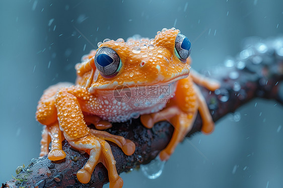 蓝眼青蛙图片