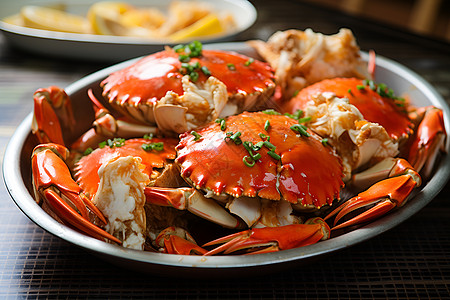 美味的螃蟹海鲜荟萃高清图片
