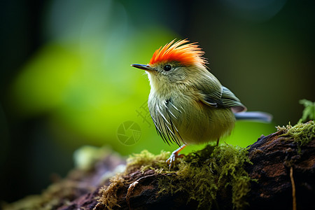 丛林中的小鸟图片