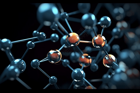 立体的分子结构图片